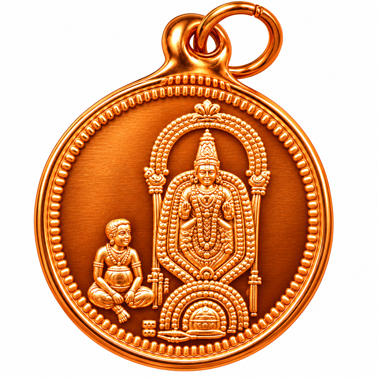 CP49 - Melmaruvathur Adiparasakthi Pendant Copper1
